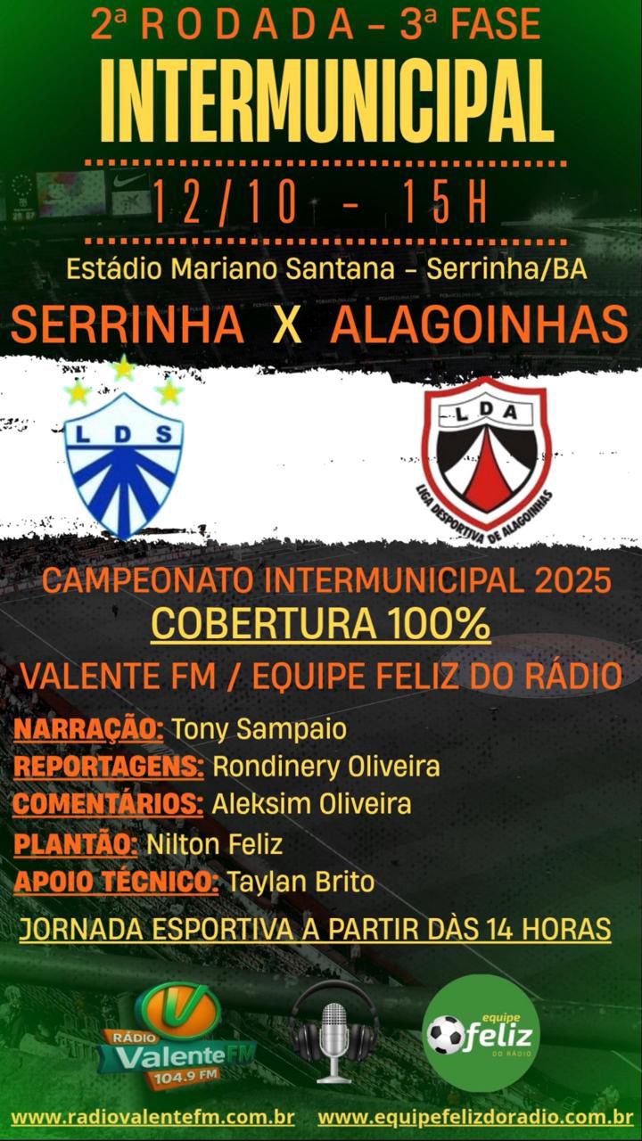 Rodada 10* do Intermunicipal