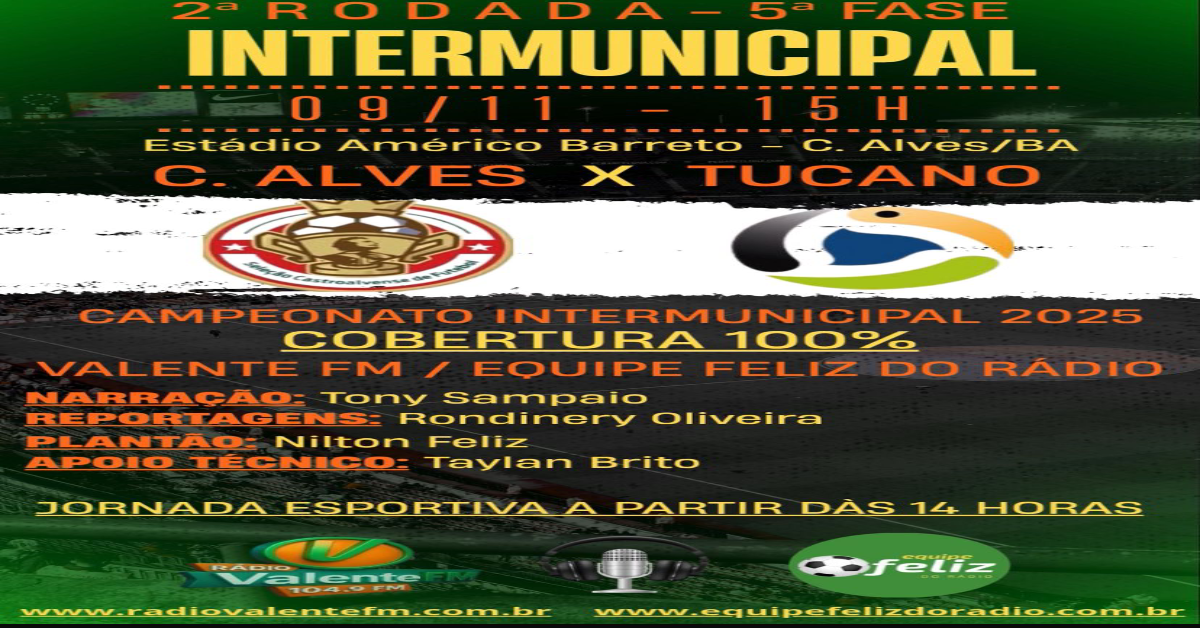 ​INTERMUNICIPAL 2025 14* RODADA